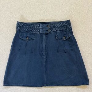 Free people denim skirt